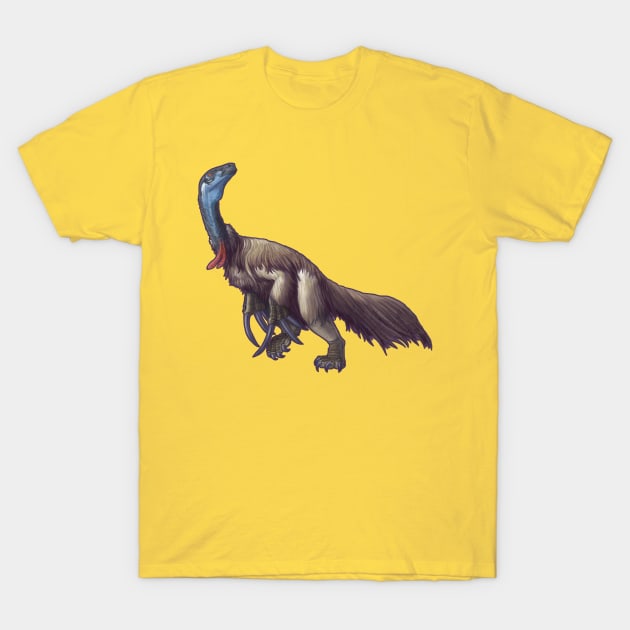 Therizinosaurus cheloniformis T-Shirt by CoffeeBlack